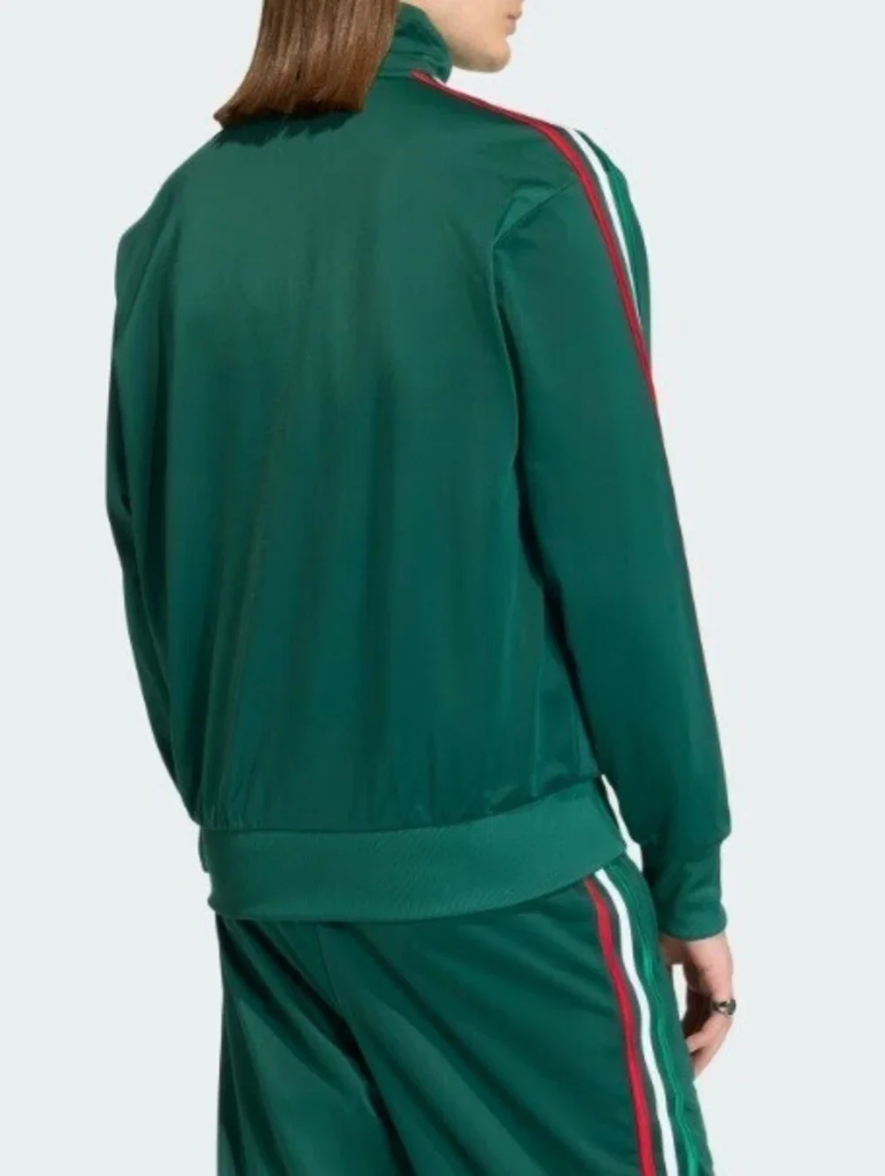 Adidas Originals Firebird Suit Jacket & Pants DARK GREEN Red White Men's LARGE L